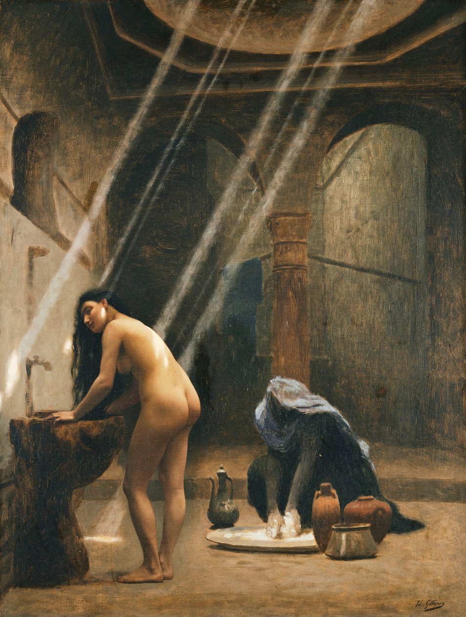 maurien kylpylä tekijältä Jean Leon Gerome