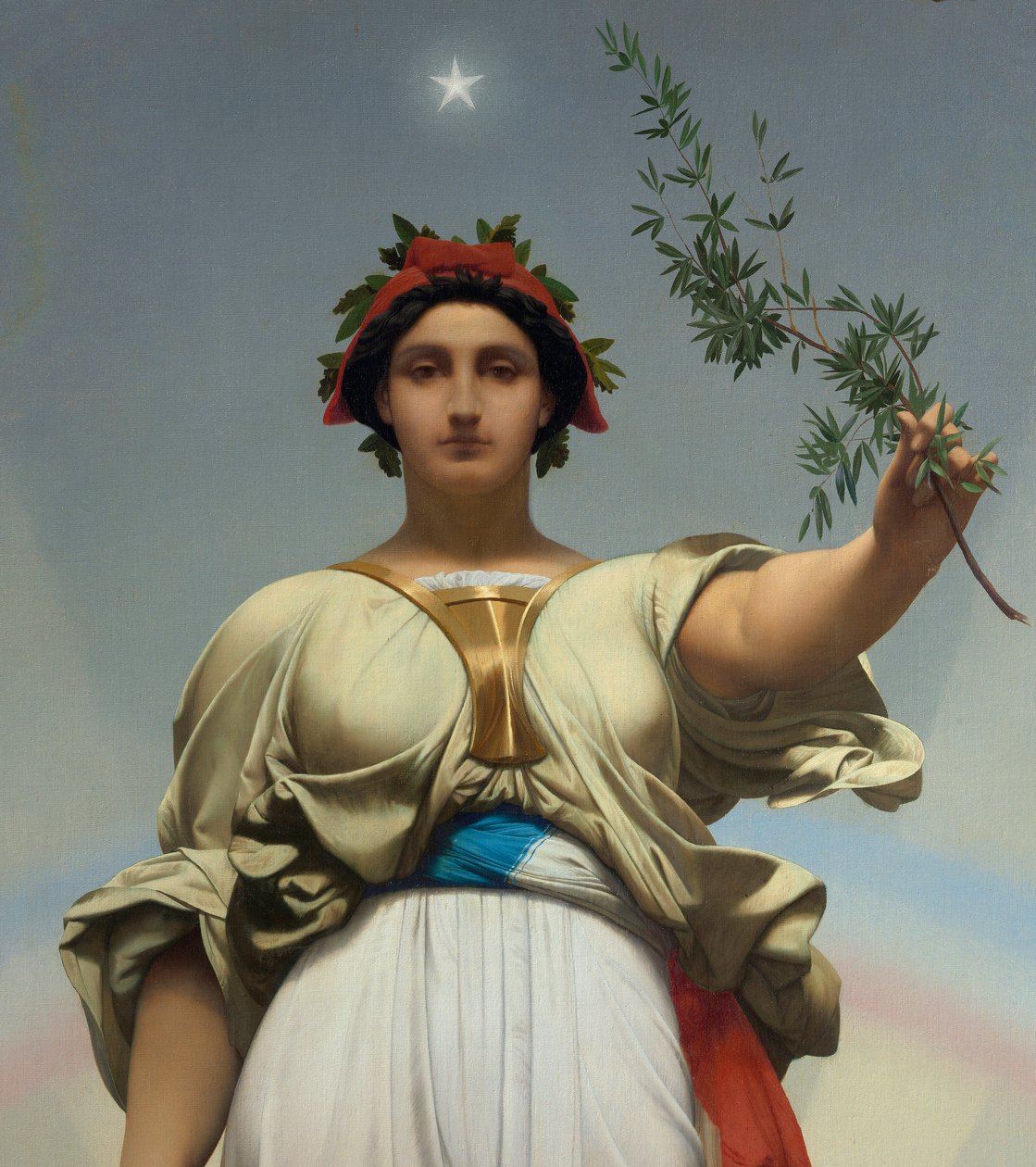 Gerome Jean Leonin tasavalta (1824 - 1904) (allegoria - 1848); Lilasin kaupungintalo tekijältä Jean Leon Gerome