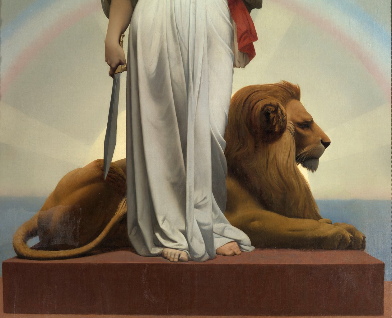 Gerome Jean Leonin tasavalta (1824 - 1904) (allegoria - 1848); Lilasin kaupungintalo tekijältä Jean Leon Gerome