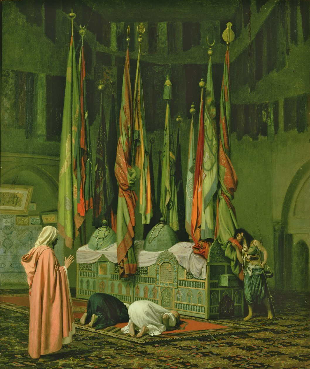 Imaami Husseinin pyhäkkö tekijältä Jean Leon Gerome