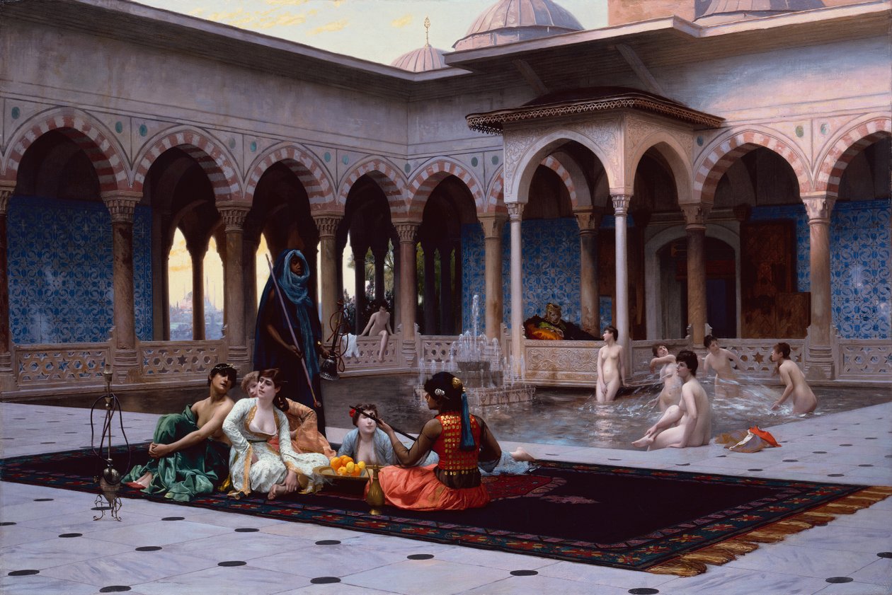 Seraglion terassi tekijältä Jean Leon Gerome