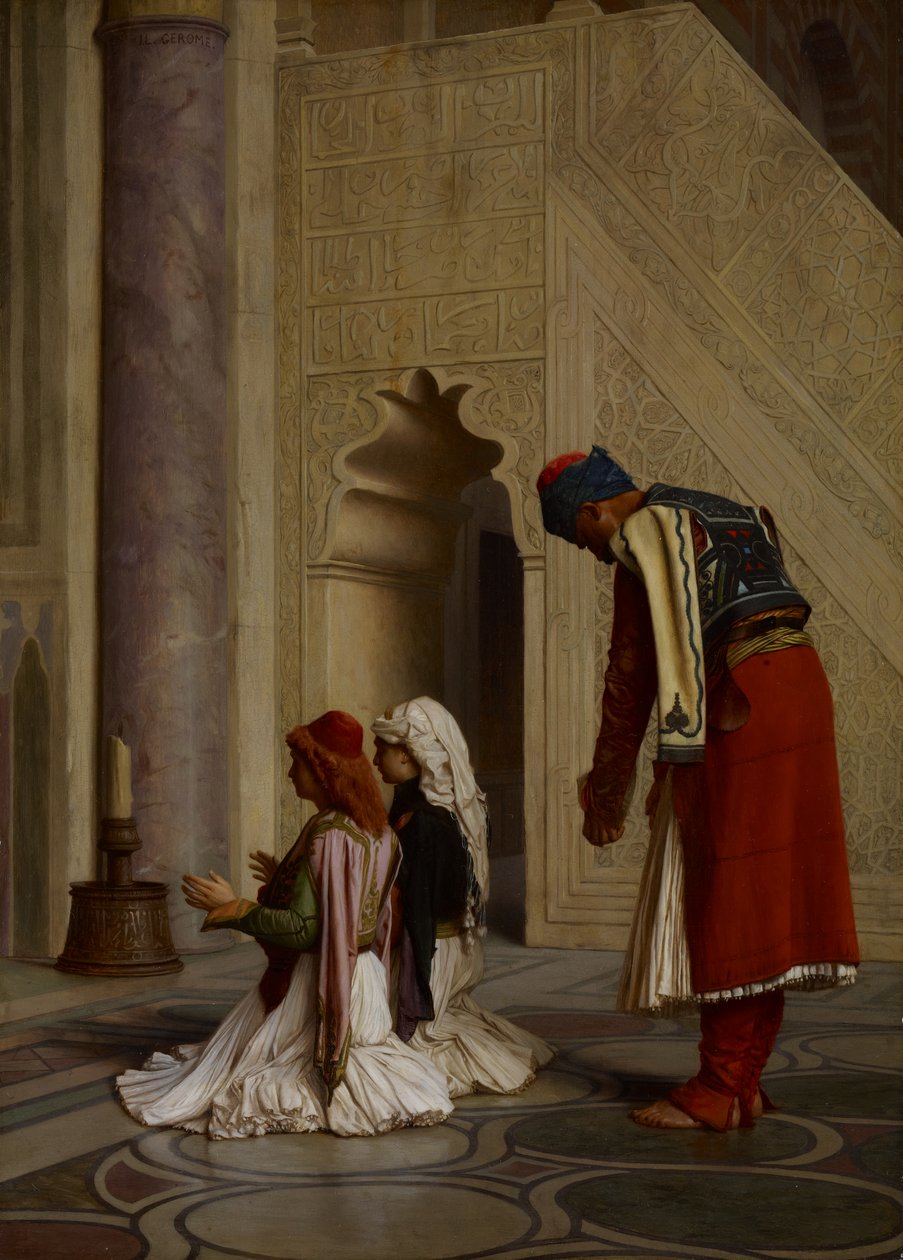 Nuoret kreikkalaiset moskeijassa tekijältä Jean Leon Gerome