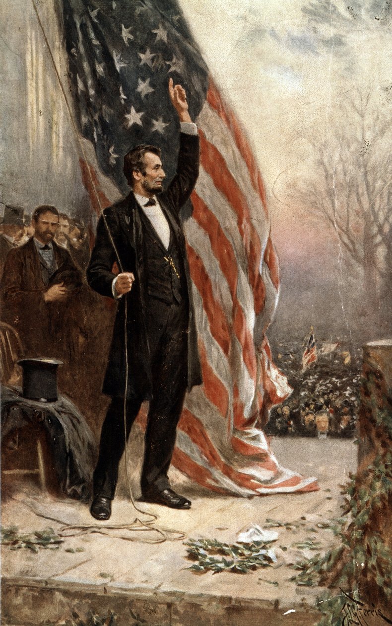 Presidentti Abraham Lincoln tekijältä Jean Leon Gerome Ferris