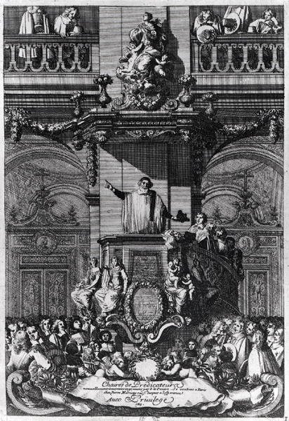 Saarnaaja, 1659 tekijältä Jean Lepautre