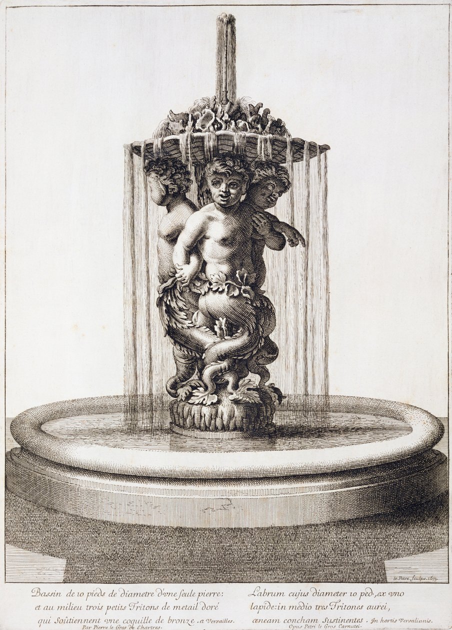 Kolmen tritonin suihkulähde Versailles