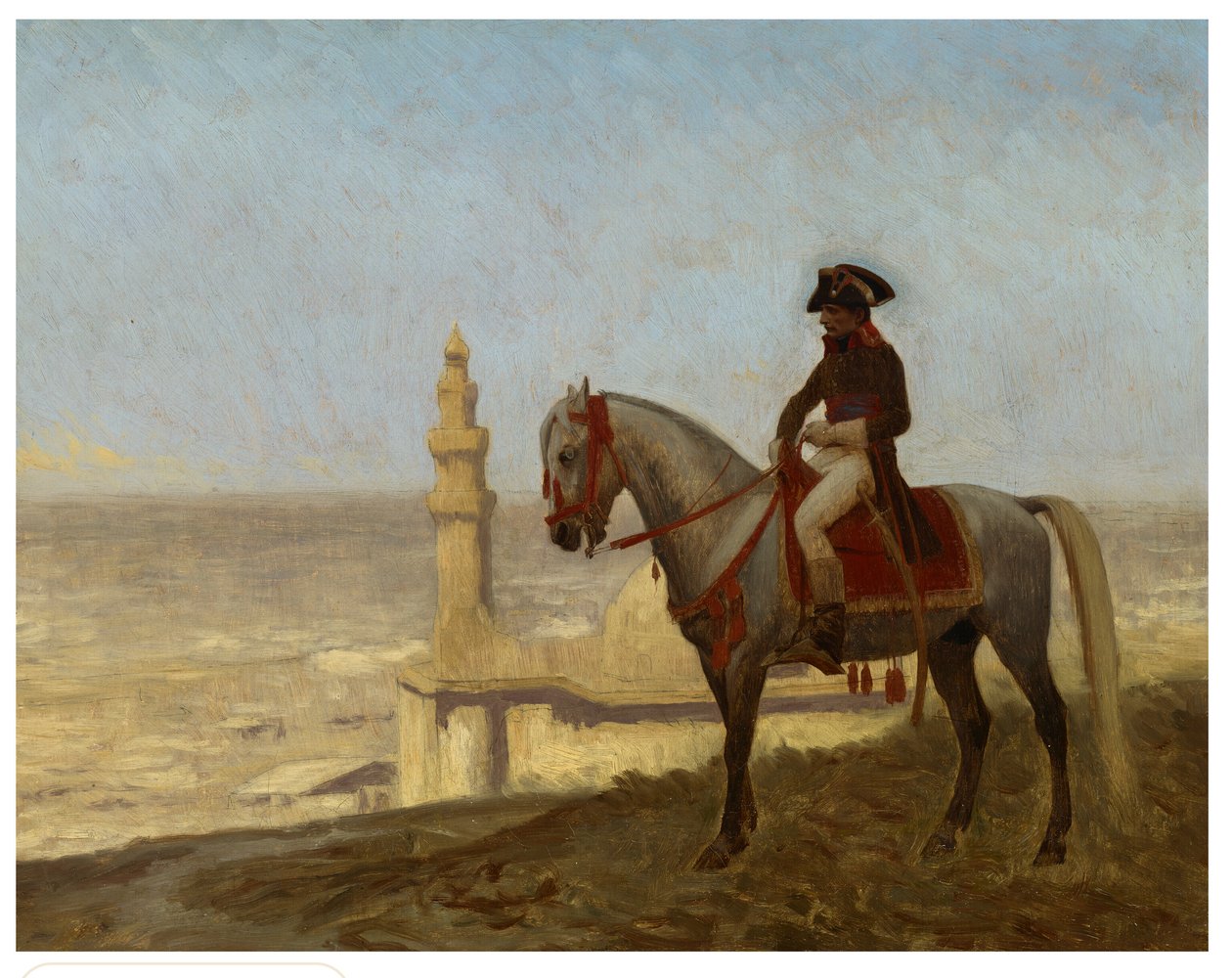 Kenraali Bonaparte Kairossa, luonnos tekijältä Jean Leon Gerome