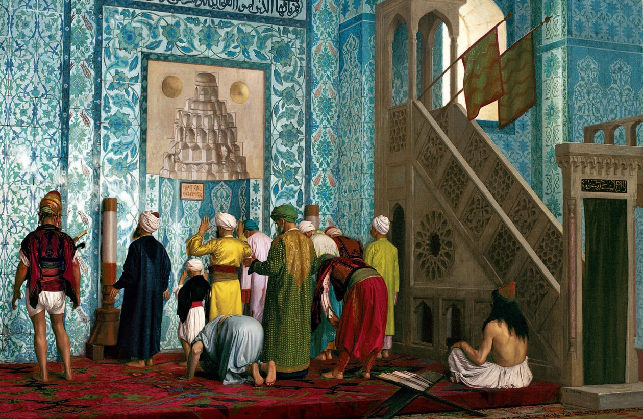 Sininen moskeija tekijältä Jean Leon Gerome