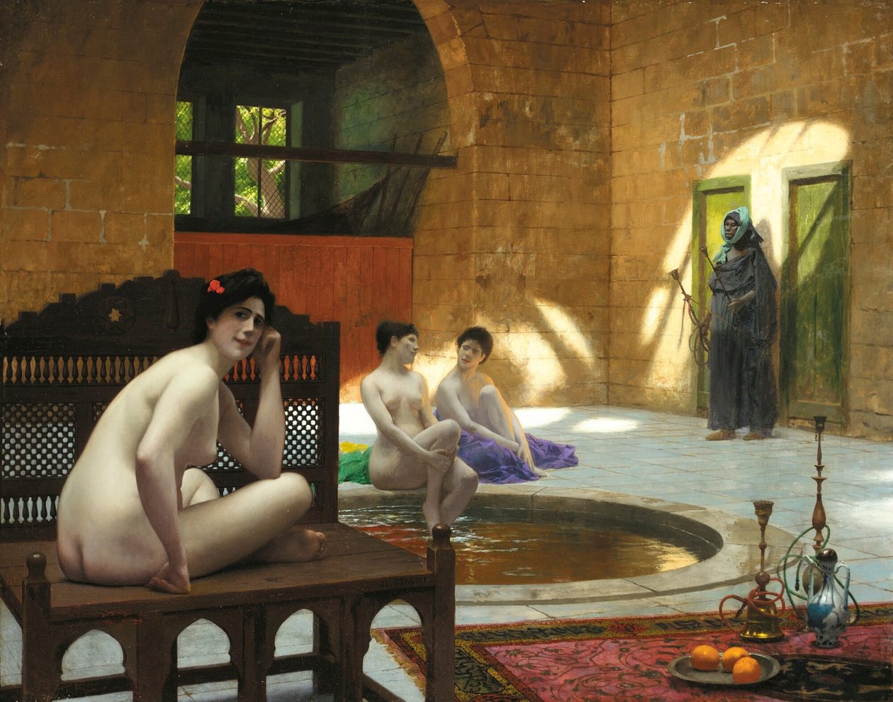 Naiset kylvyssä tekijältä Jean Leon Gerome