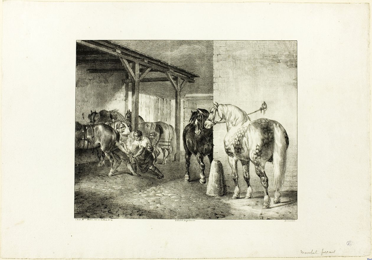 Sorkkahoitola tekijältä Jean Louis André Théodore Géricault