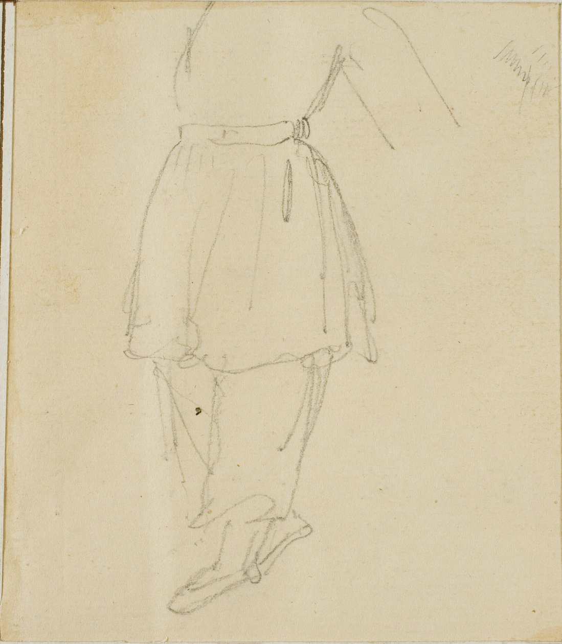 Hahmon alaosa työvaatteissa tekijältä Jean Louis André Théodore Géricault