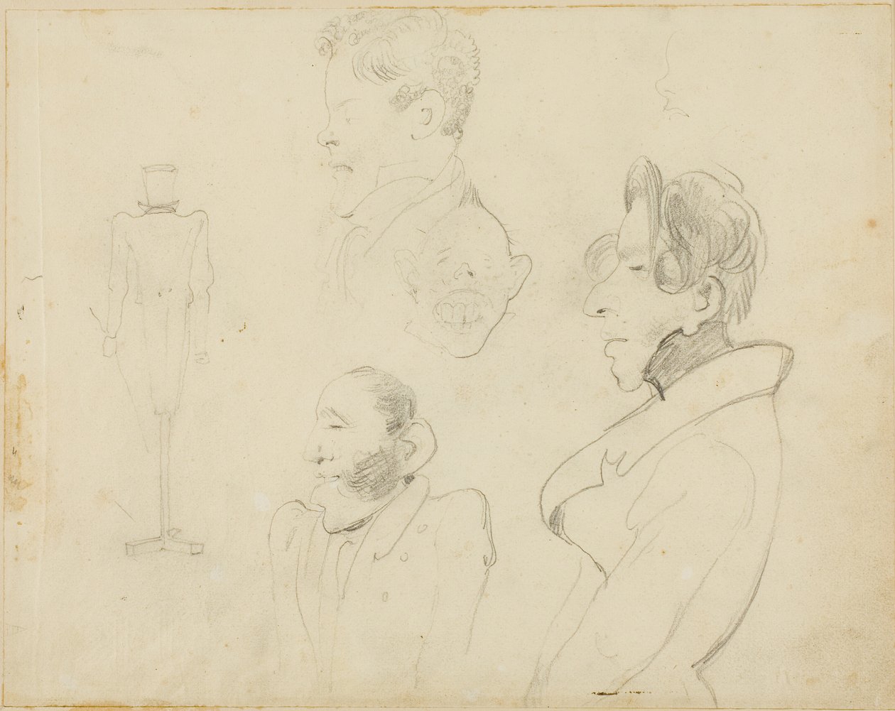 Karikatyyriarkki tekijältä Jean Louis André Théodore Géricault