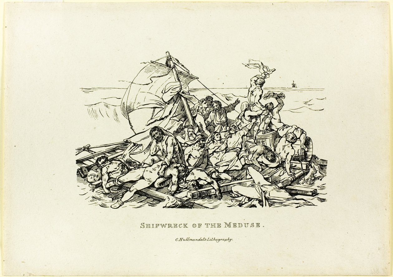 Meduusan haaksirikko tekijältä Jean Louis André Théodore Géricault