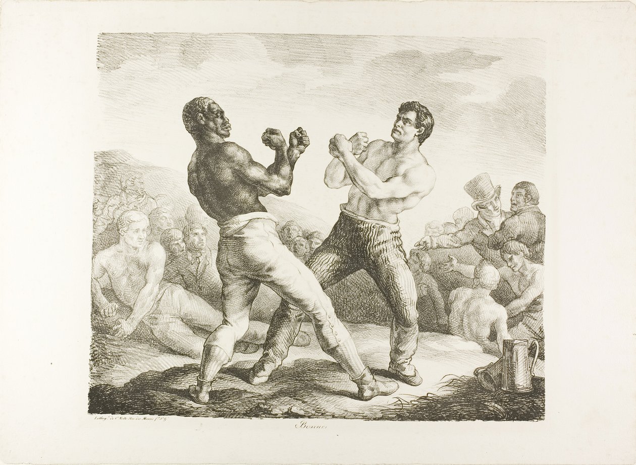 Nyrkkeilijät tekijältä Jean Louis André Théodore Géricault