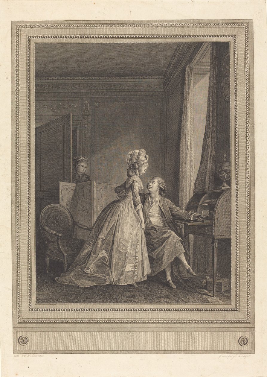 Houkuttelevia tarjouksia tekijältä Jean Louis Delignon after Nicolas Lavreince