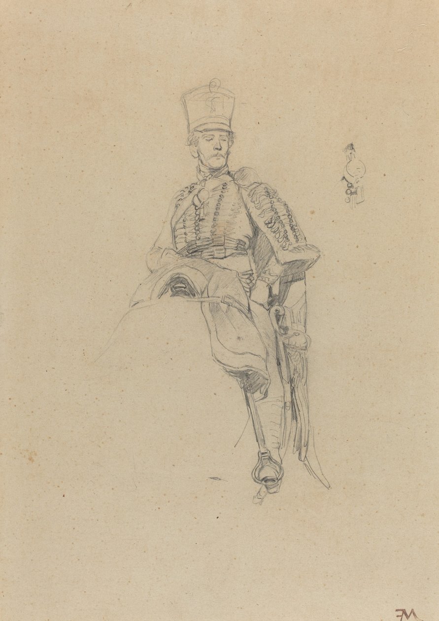 Ranskan husaari tekijältä Jean Louis Ernest Meissonier