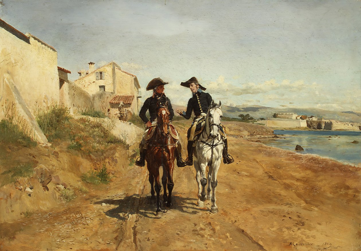 Kenraali ja hänen avustajansa, 1869. tekijältä Jean Louis Ernest Meissonier