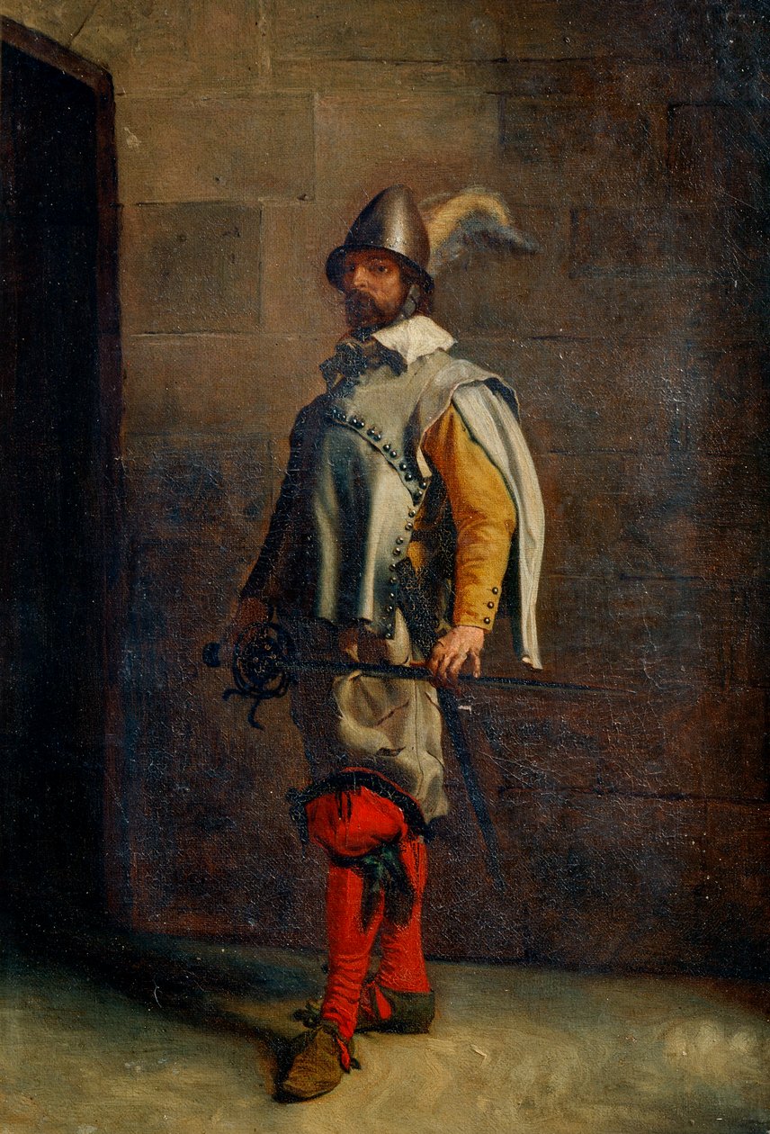 Hugenotti, 1800-luku. tekijältä Jean Louis Ernest Meissonier