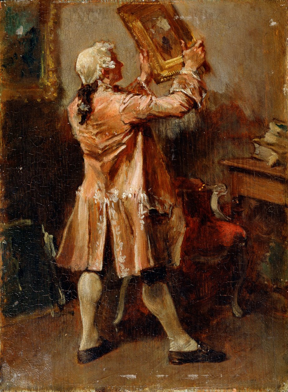 Maalauksen ystävä, 1800-luku tekijältä Jean Louis Ernest Meissonier