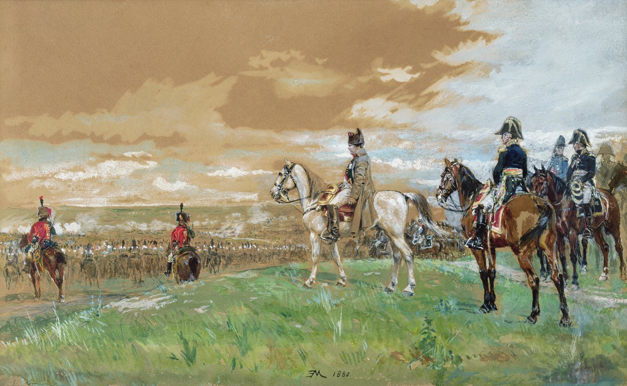 Jena (Napoleon hevosen selässä) 1880 tekijältä Jean Louis Ernest Meissonier