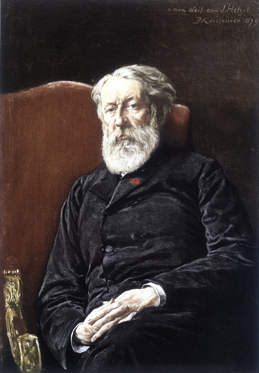 Meissonnierin muotokuva Hetzelistä vuonna 1879, "Les Hommes d