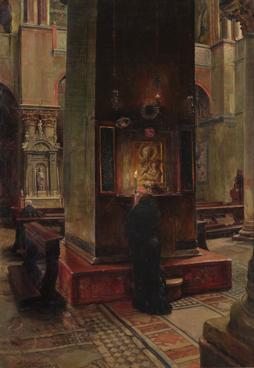Madonna del Bacio San Marcossa, Venetsiassa, 1882 tekijältä Jean Louis Ernest Meissonier