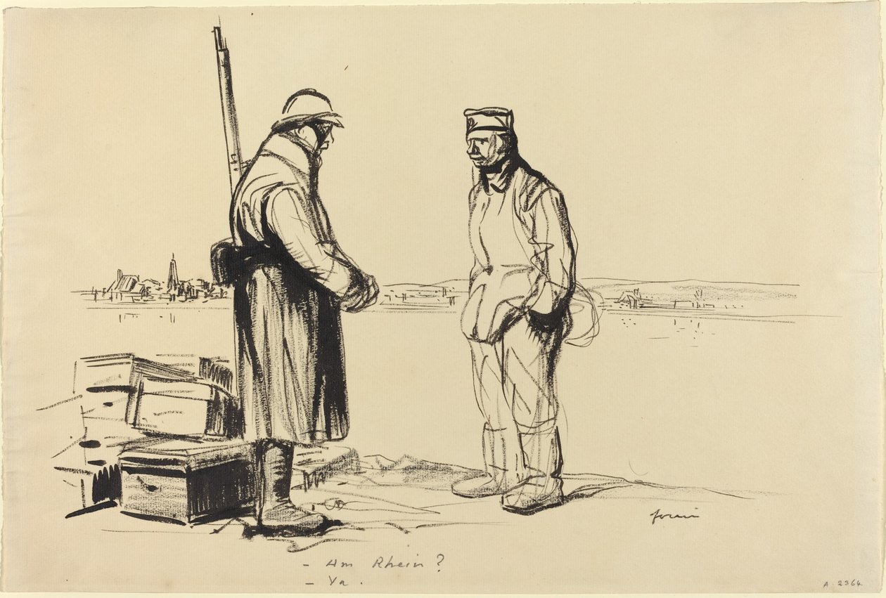 - Reinillä - Ya., n. 19141919. tekijältä Jean Louis Forain
