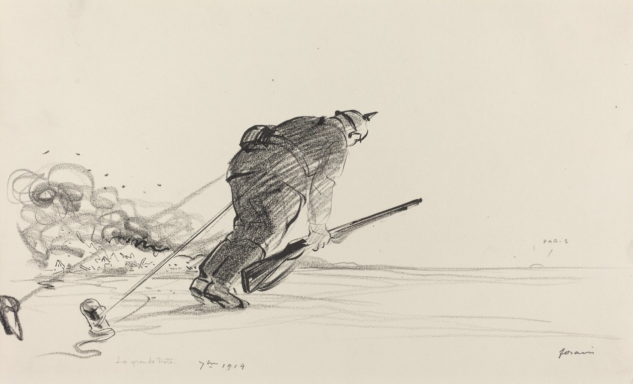 7me 1914, c. 19141919. finlandès tekijältä Jean Louis Forain