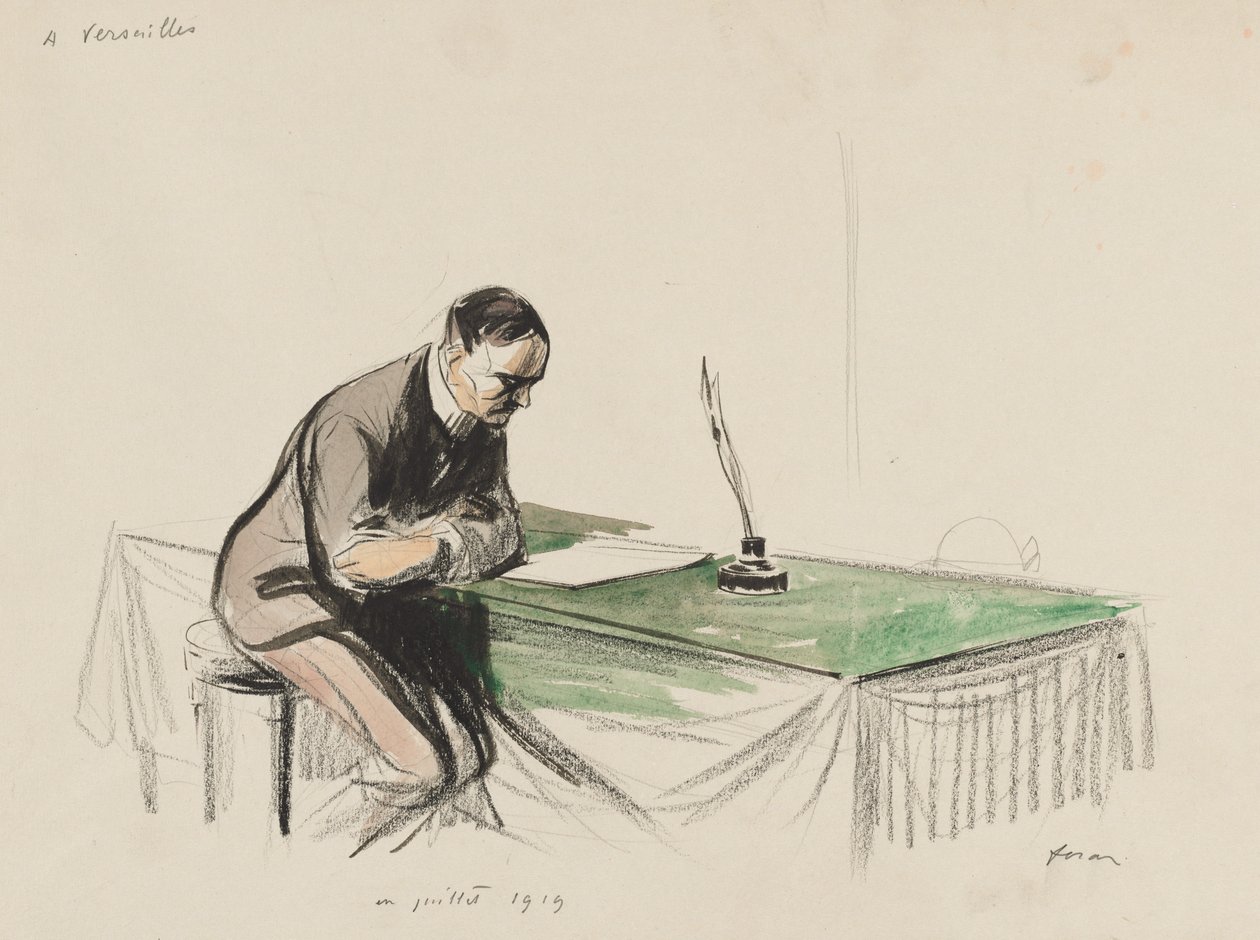 Versaillesissa heinäkuussa 1919, 1919. tekijältä Jean Louis Forain