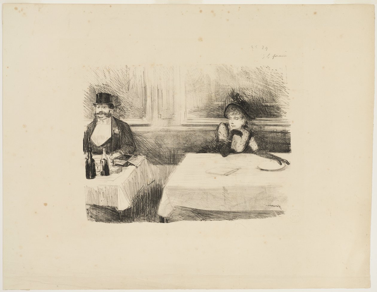 Ravintolassa tekijältä Jean Louis Forain
