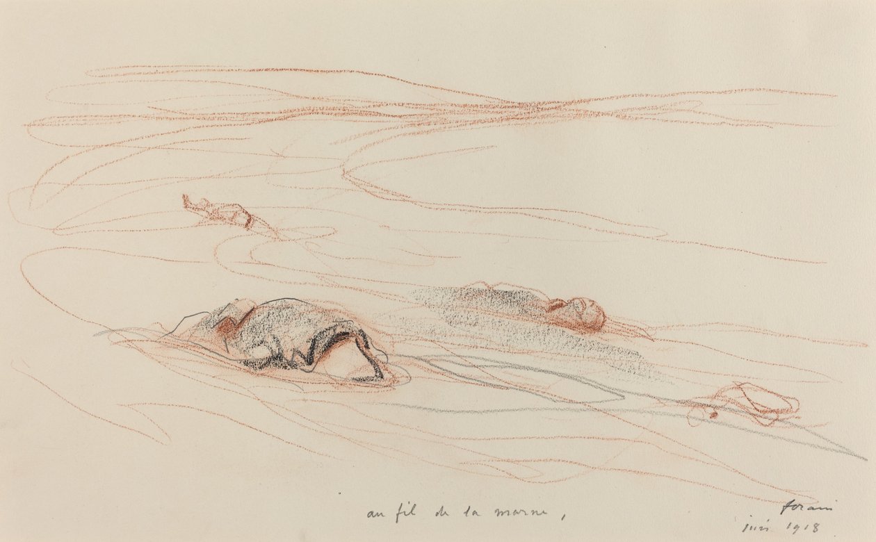 Marnen varrella, 1918. tekijältä Jean Louis Forain