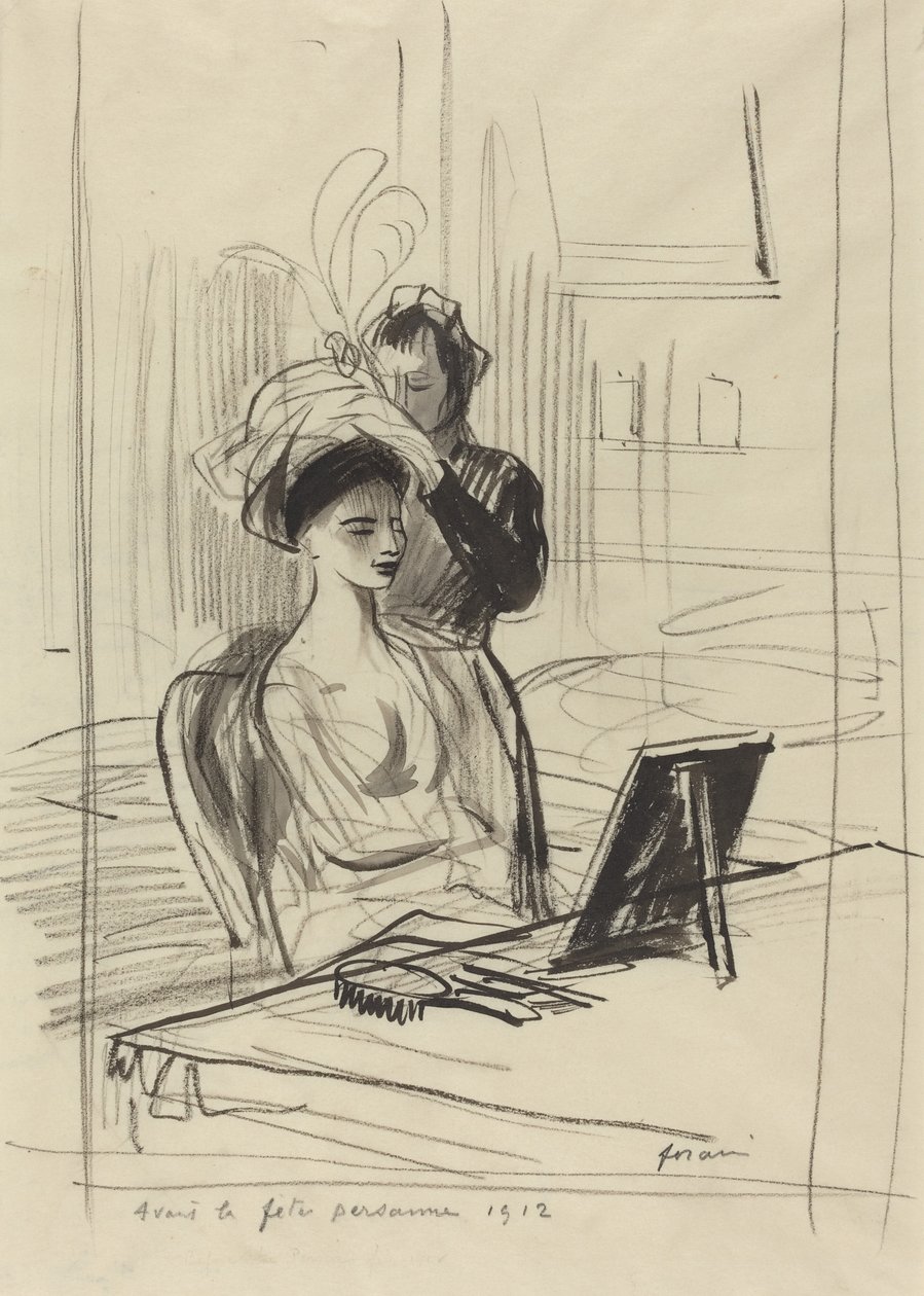 Avant persialaisille tytöille tekijältä Jean Louis Forain