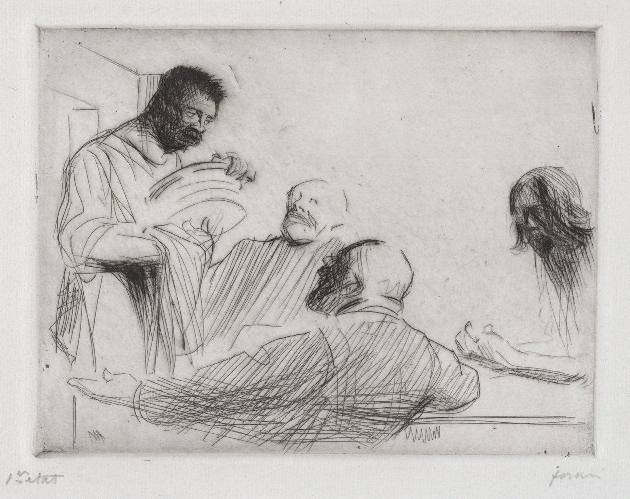 Ennen illallista Emmauksessa tekijältä Jean Louis Forain