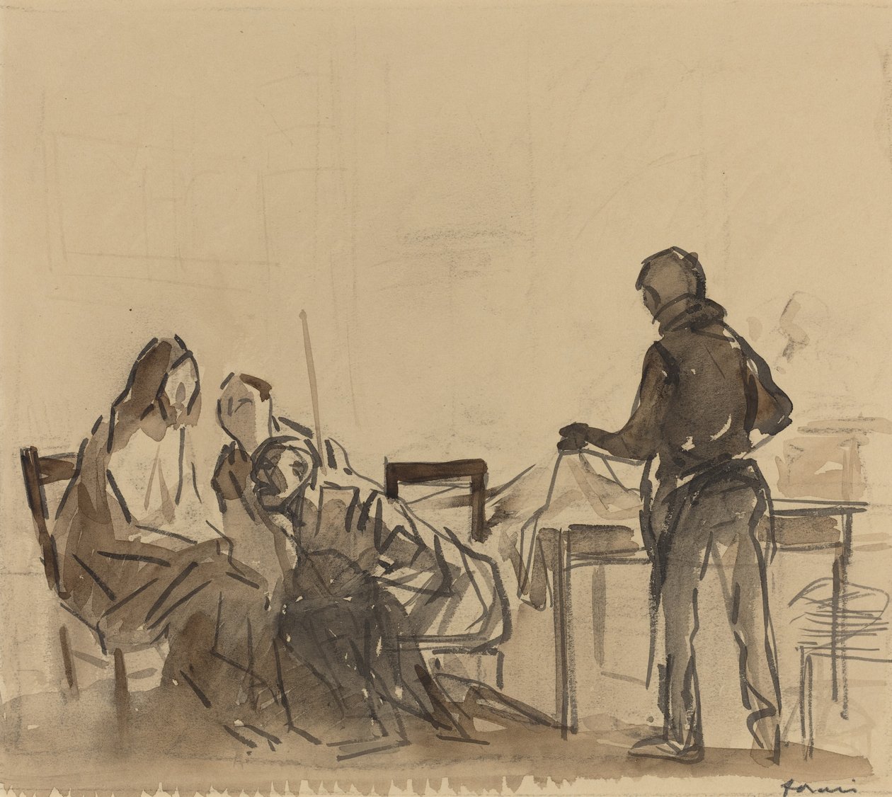 Ennen ateriaa Emmauksessa tekijältä Jean Louis Forain