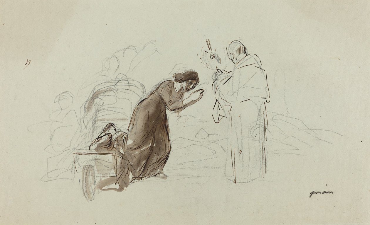 Siunaus Lourdesissa tekijältä Jean Louis Forain
