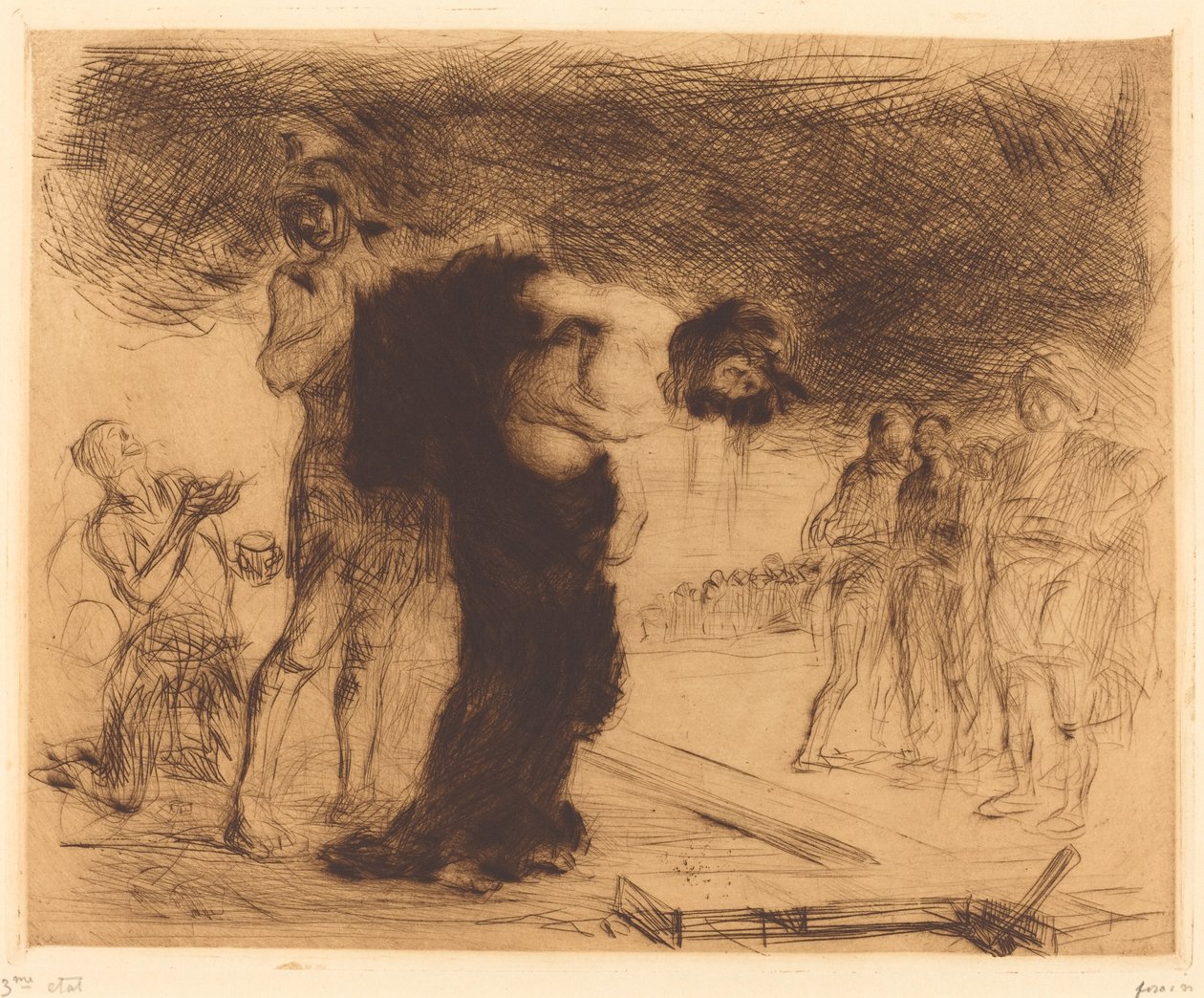 Kristus riisuttu vaatteensa tekijältä Jean Louis Forain