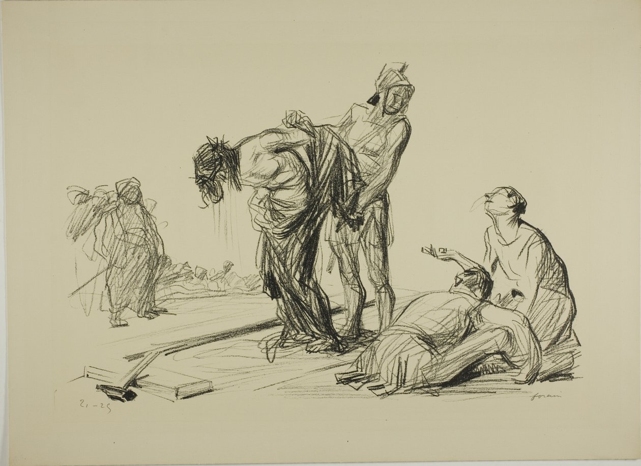 Kristus riisuttu vaatteensa tekijältä Jean Louis Forain
