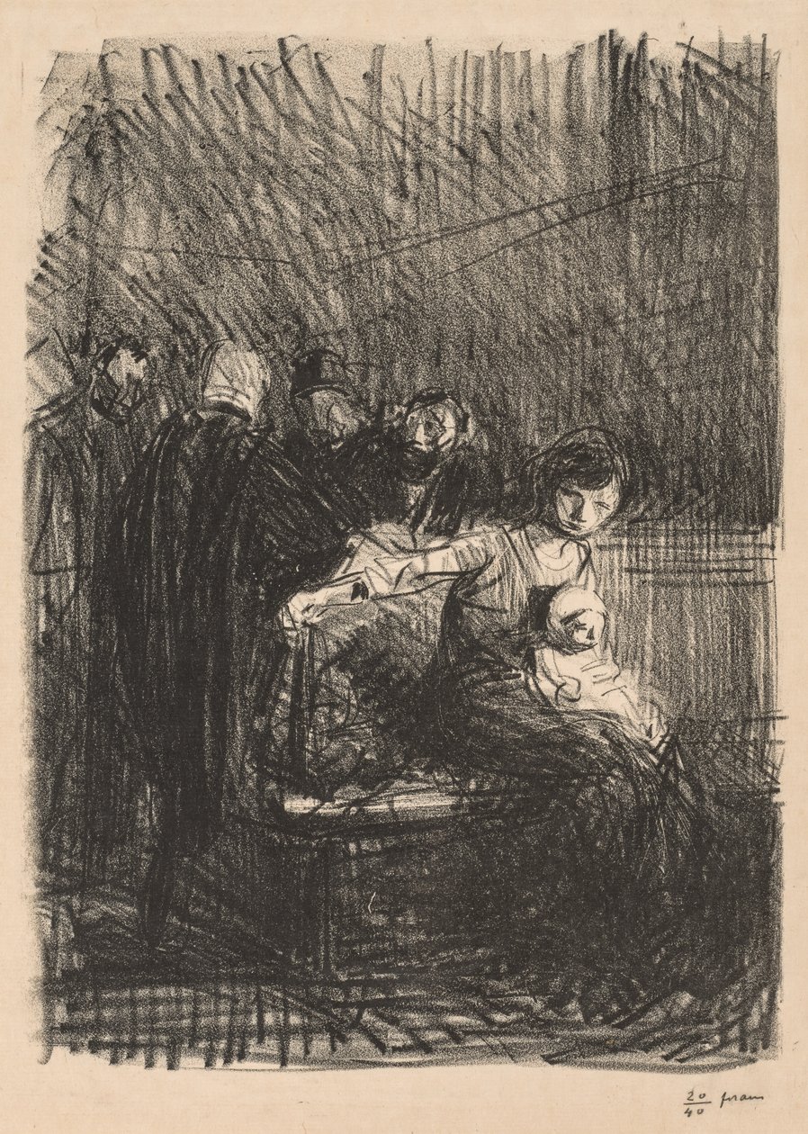 Tuomioistuimen tauko. tekijältä Jean Louis Forain
