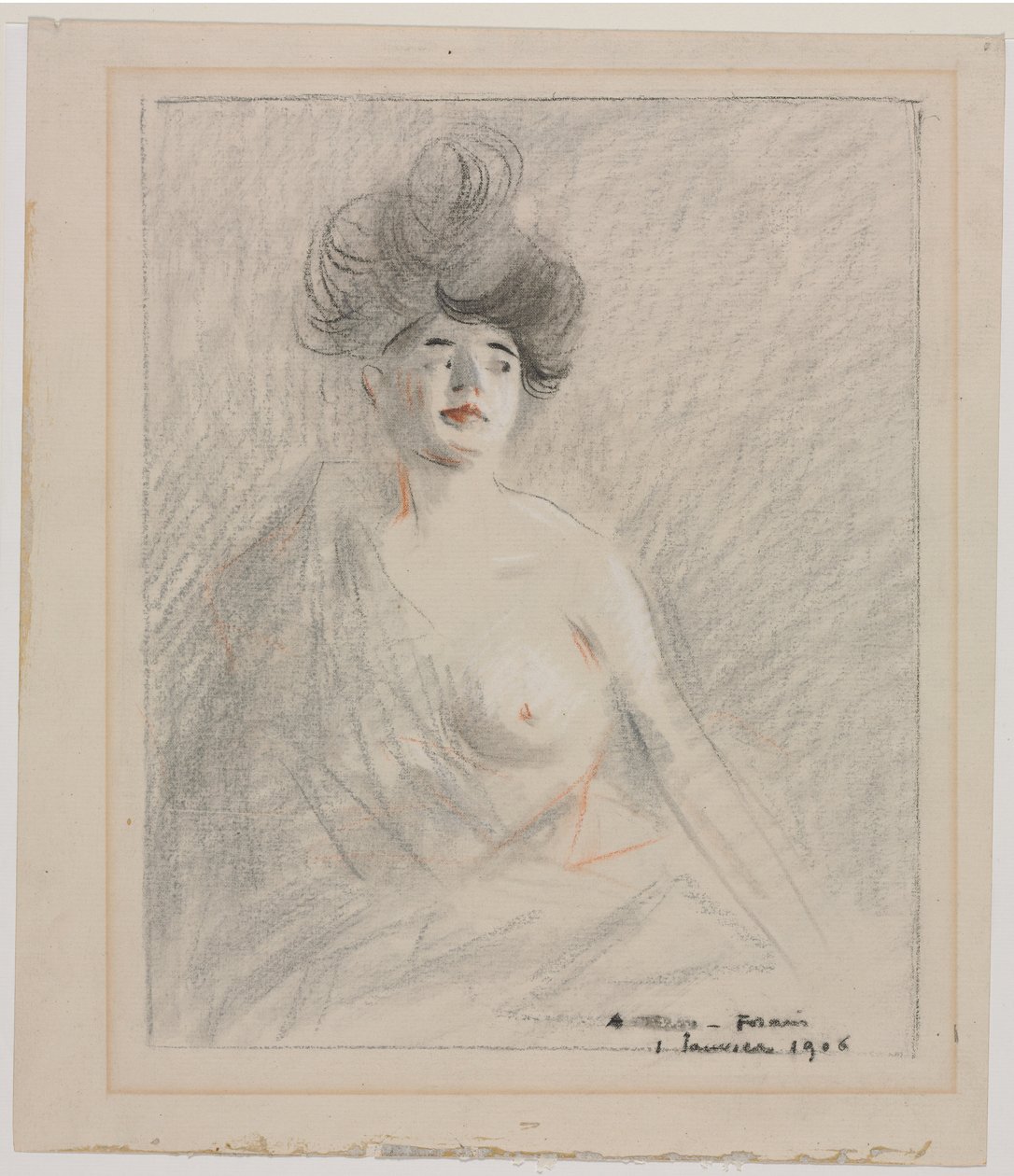 Courtesaani, 1906. tekijältä Jean Louis Forain