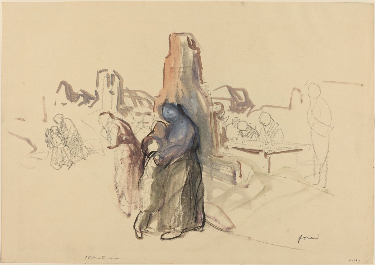 Tämä oli meidän talomme, n. 19141919. tekijältä Jean Louis Forain