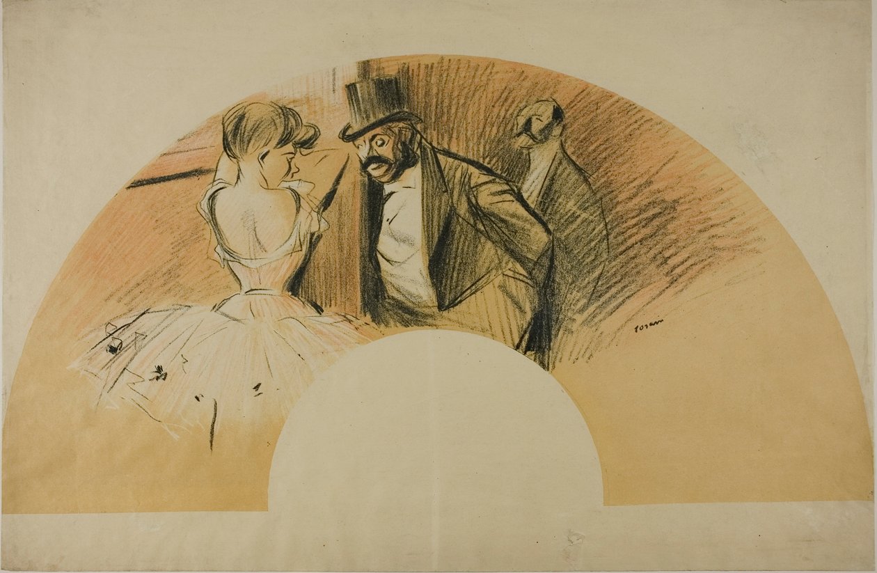 Gavarni-pallon fani tekijältä Jean Louis Forain