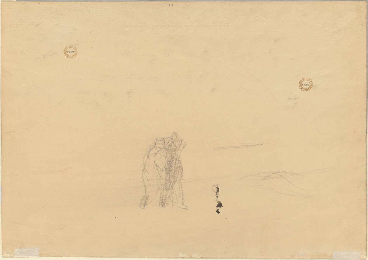 Figuurit maisemaversiossa, c. 1919. tekijältä Jean Louis Forain