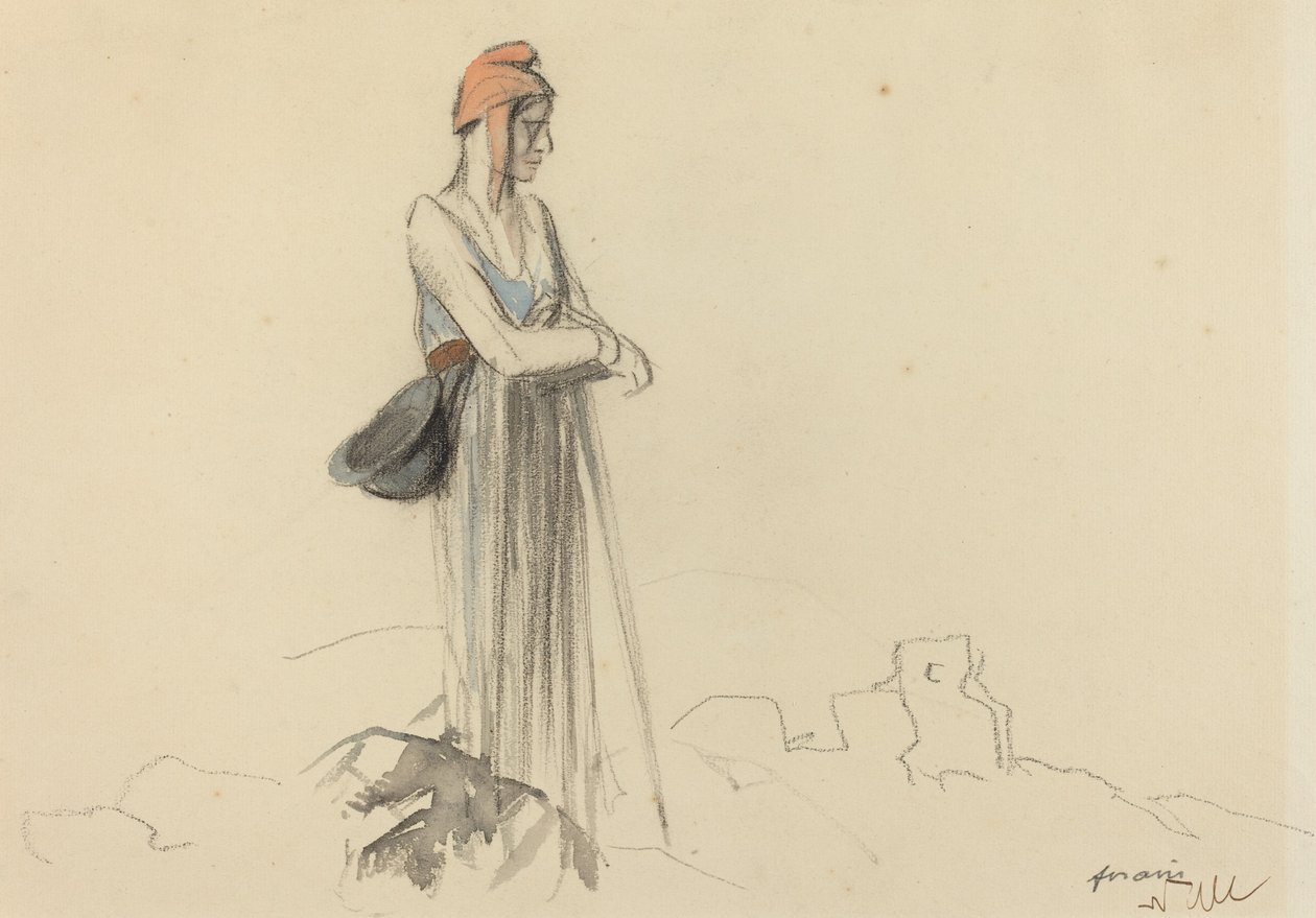 Ranska odottaa, n. 19141919. tekijältä Jean Louis Forain
