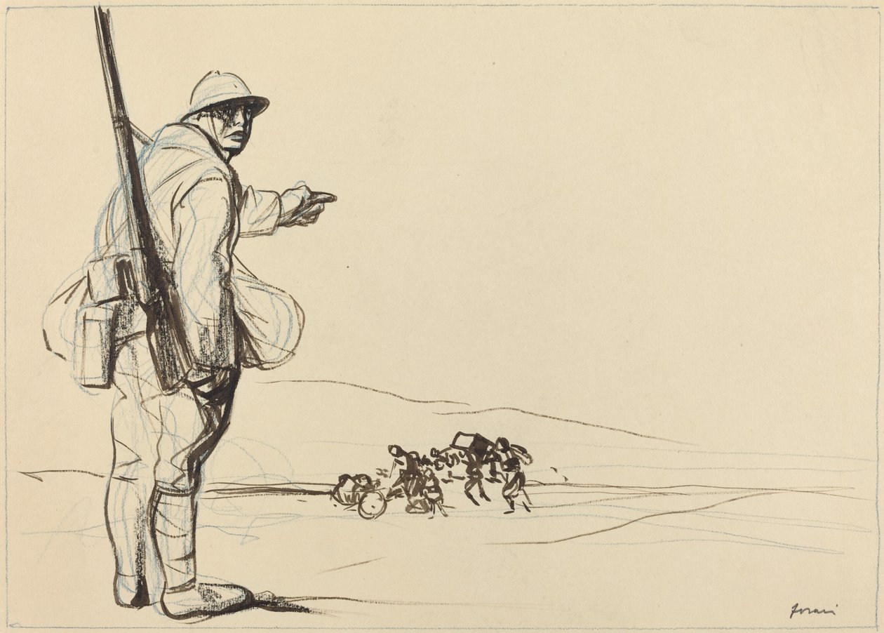 German Advance, n. 19141919. tekijältä Jean Louis Forain