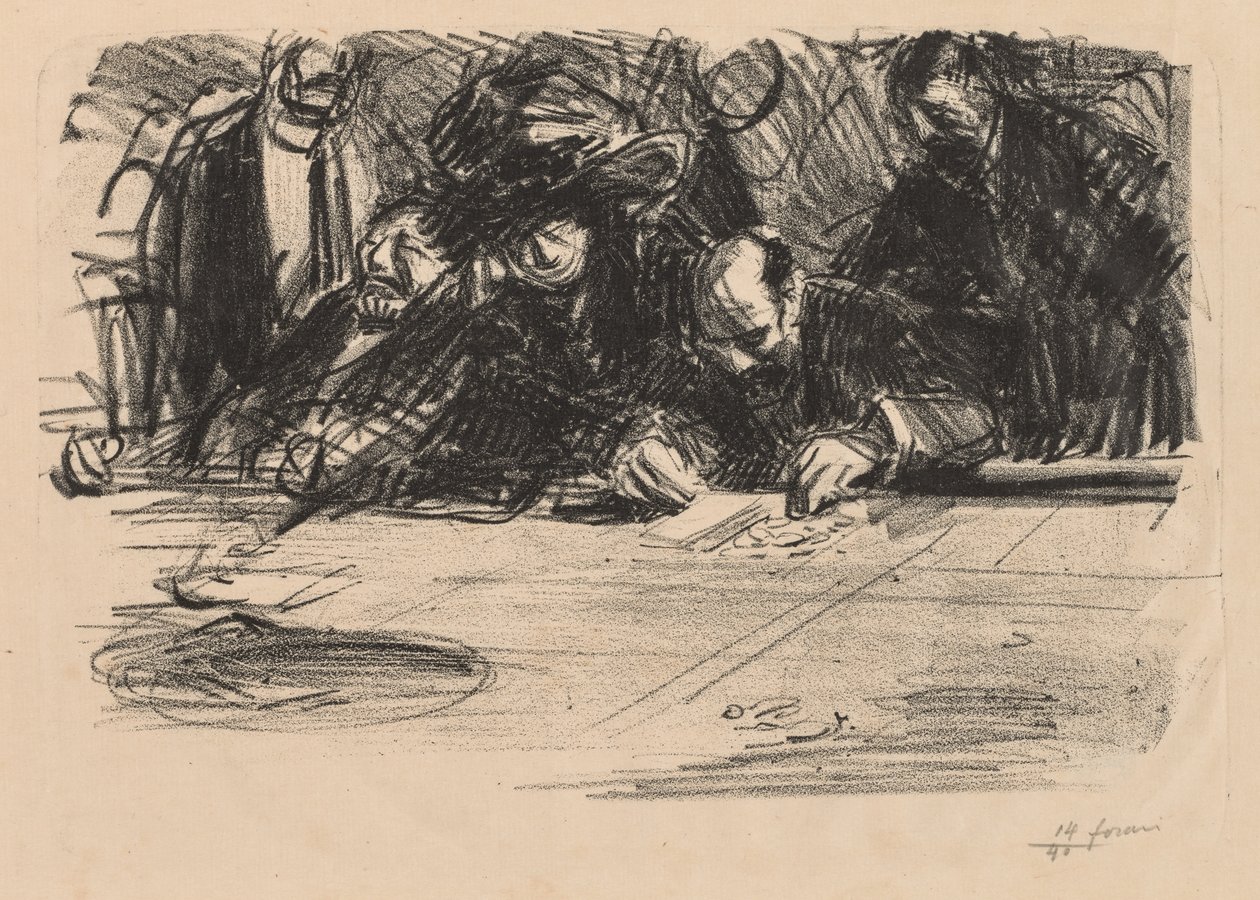 ryhmä pelaajia tekijältä Jean Louis Forain