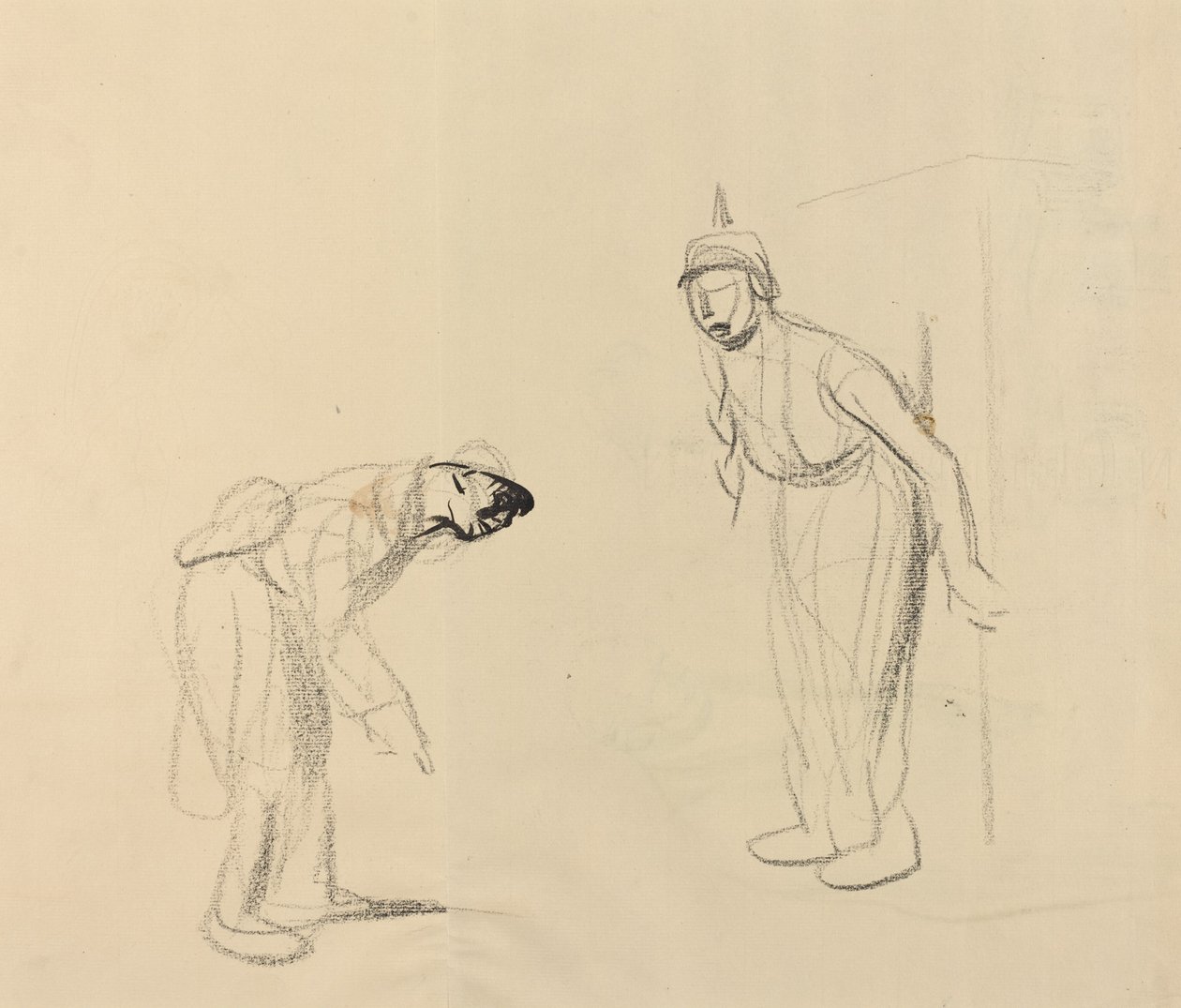 "Louisin" piilottaminen [verso] tekijältä Jean Louis Forain