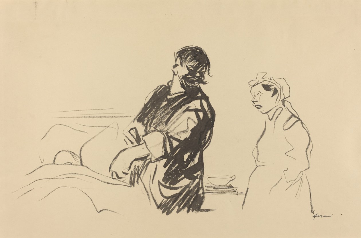 Sairaalakohtaus tekijältä Jean Louis Forain