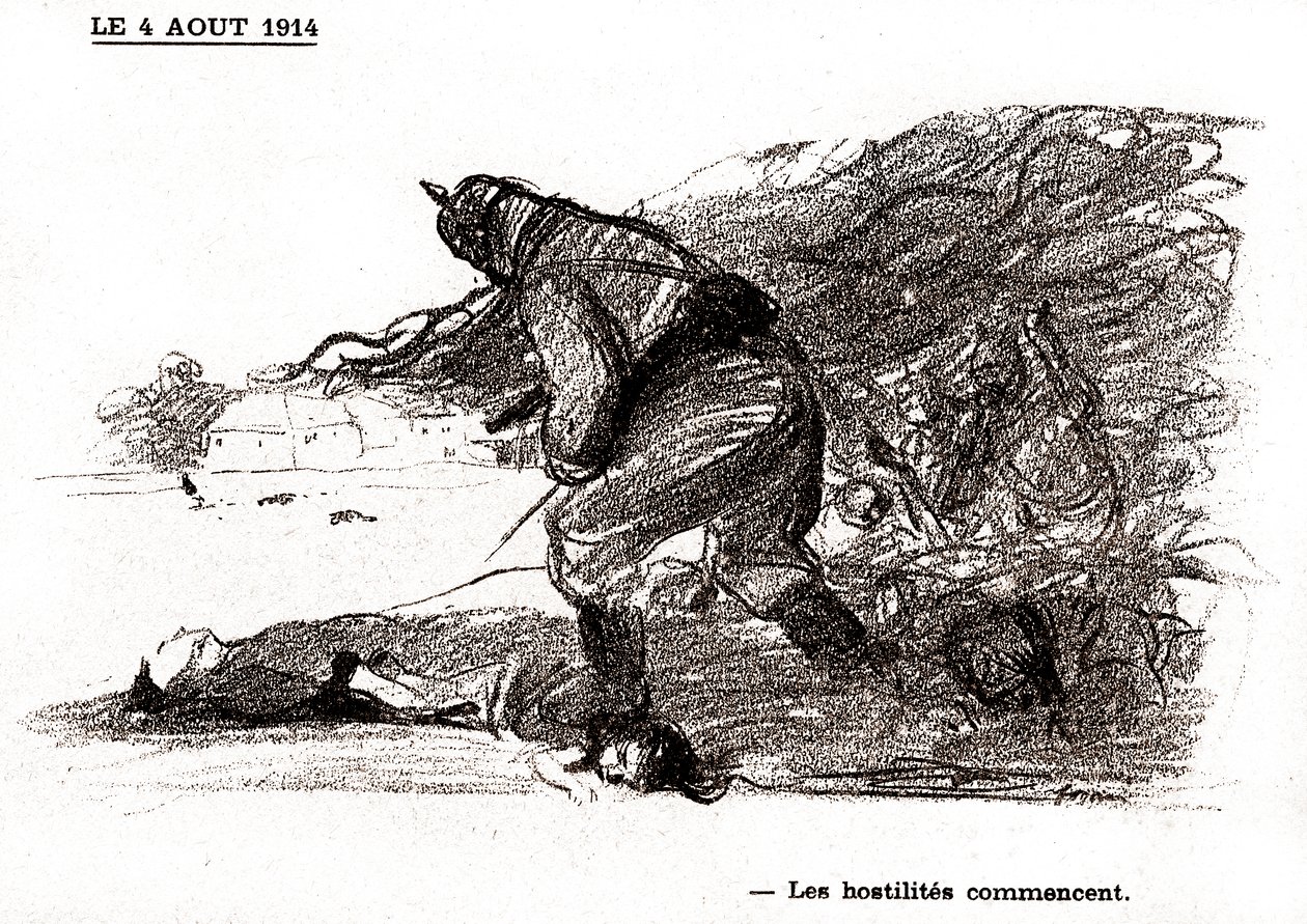 Vihollisuudet alkavat tekijältä Jean Louis Forain