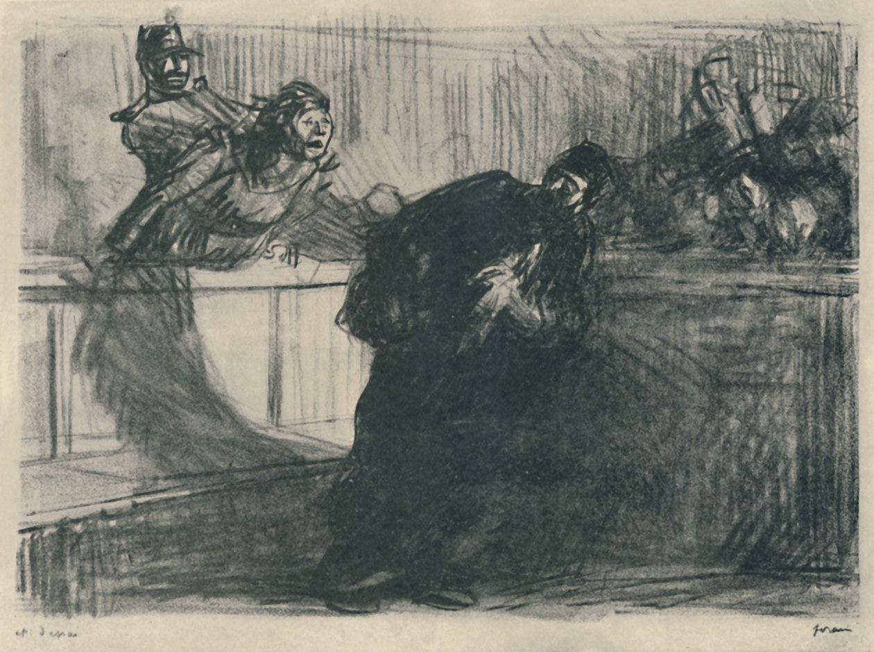 The Inveighed Lawyer, 1919 tekijältä Jean Louis Forain