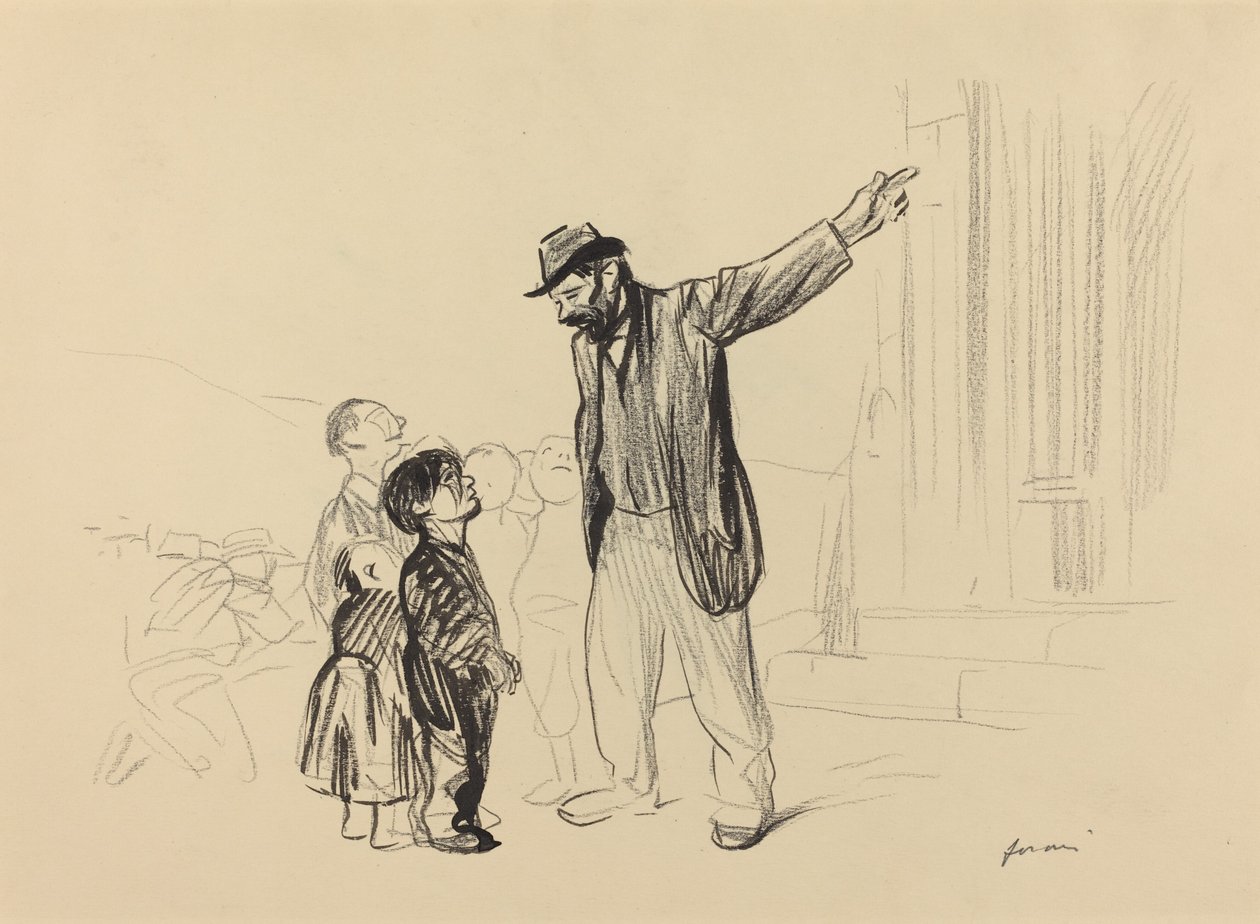 Heidän isiensä kirkko, n. 19141919. tekijältä Jean Louis Forain