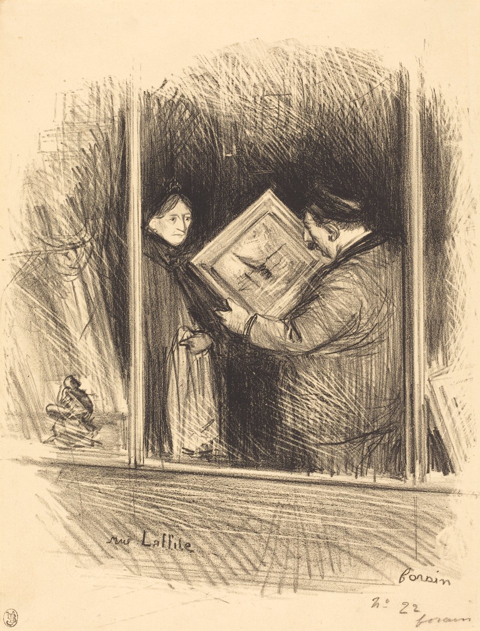 Laffitte Street tekijältä Jean Louis Forain